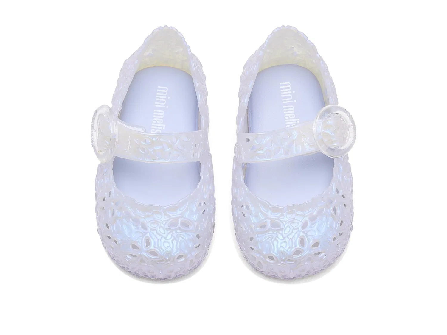 Балетки Pollen (для малышей и маленьких детей) Mini Melissa, Pearly Blue — фото 3