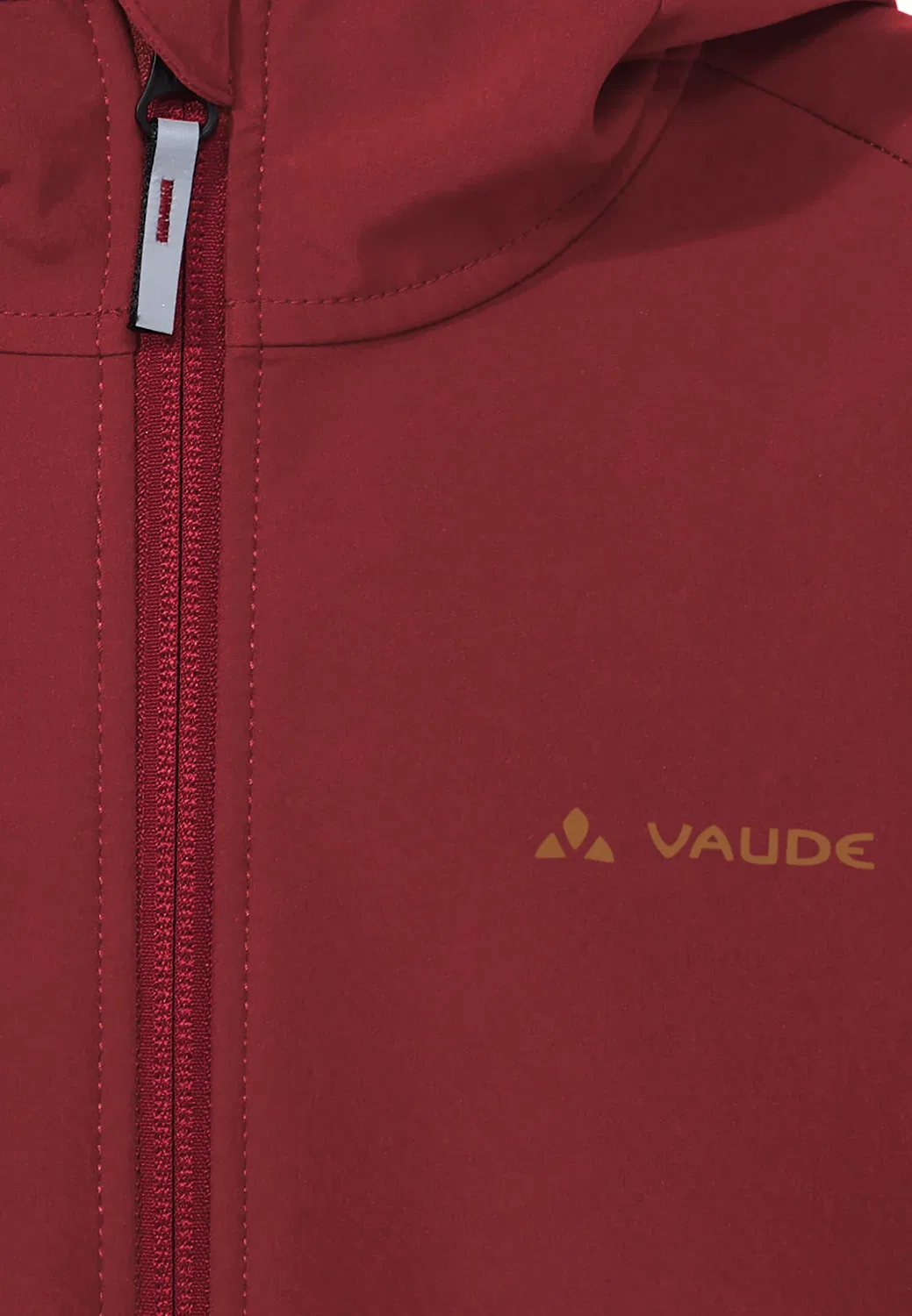 Детская куртка Jacken Caprea Softshell, унисекс - куртка из софтшелла Vaude, Carmine — фото 3