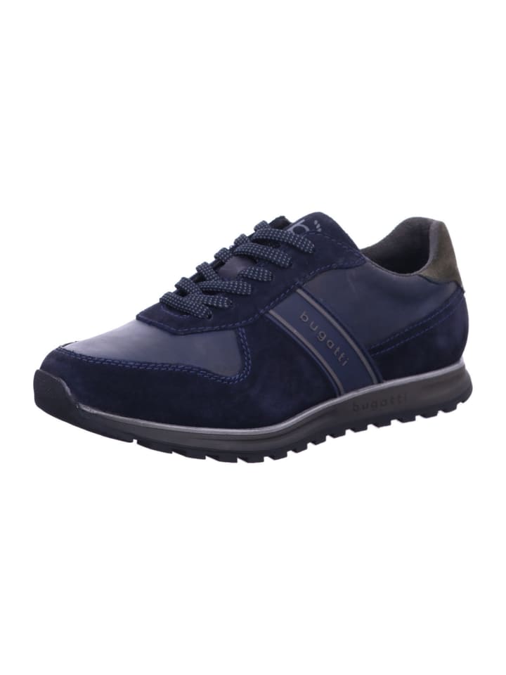 

Кроссовки на шнуровке Bugatti Sneaker, синий