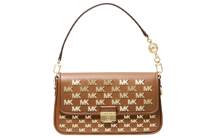 

MICHAEL KORS Женская коричневая кожаная сумка через плечо из искусственной кожи