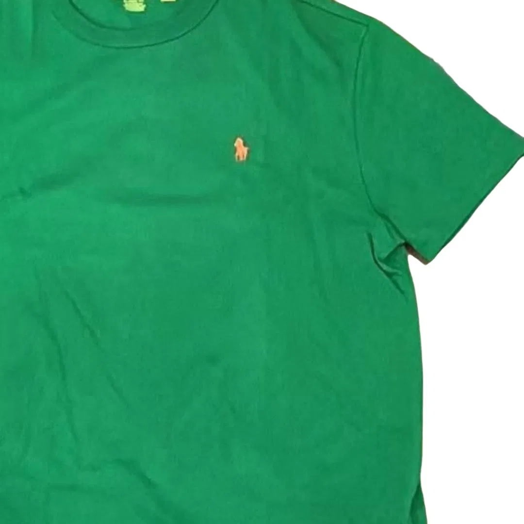 Мужская футболка с круглым вырезом Green Polo Ralph Lauren, Green — фото 4