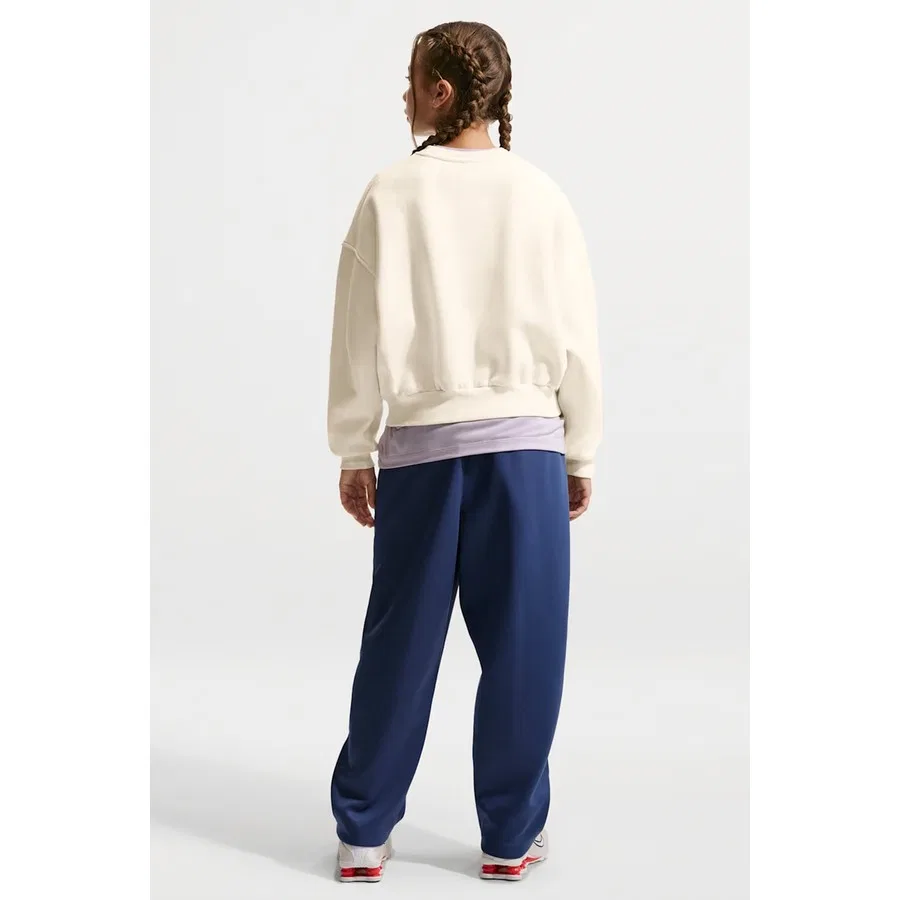 Свитшот с круглым вырезом из футера Nike Sportswear Club Fleece, Черный — фото 2