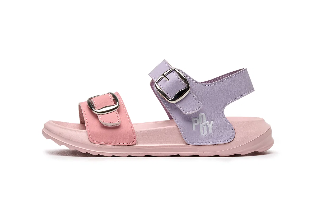 Детские сандалии из синтетической кожи HLA, Pink Purple
