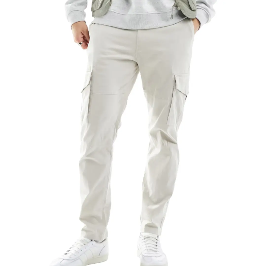 

Брюки-карго Only & Sons Slim Fit Tapered, бежевый