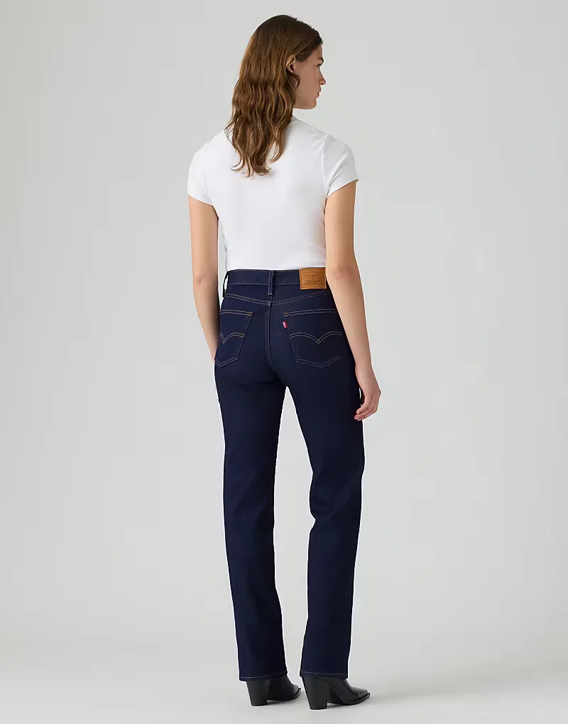 Джинсы Levi's 723 с высокой посадкой и прямым кроем, темно-синие