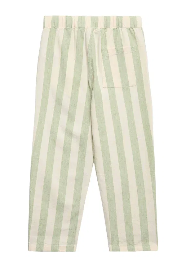 Брюки хлопковые Unisex Marks & Spencer, green mix, зеленый — фото 2