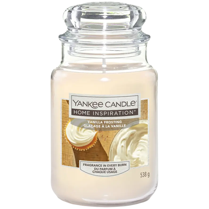 

Yankee Candle Home Inspiration Vanilla Frost большая ароматическая свеча, 538 г