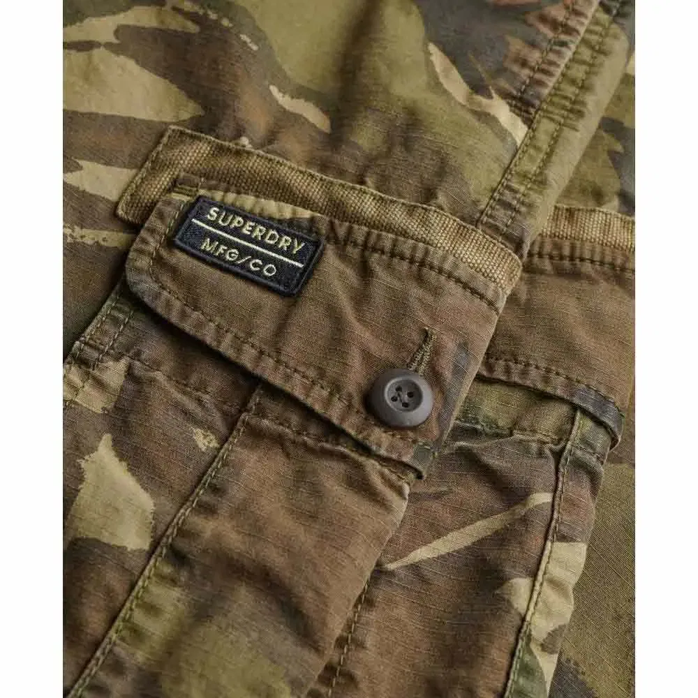 Брюки карго Parachute Light Superdry, зеленый — фото 4