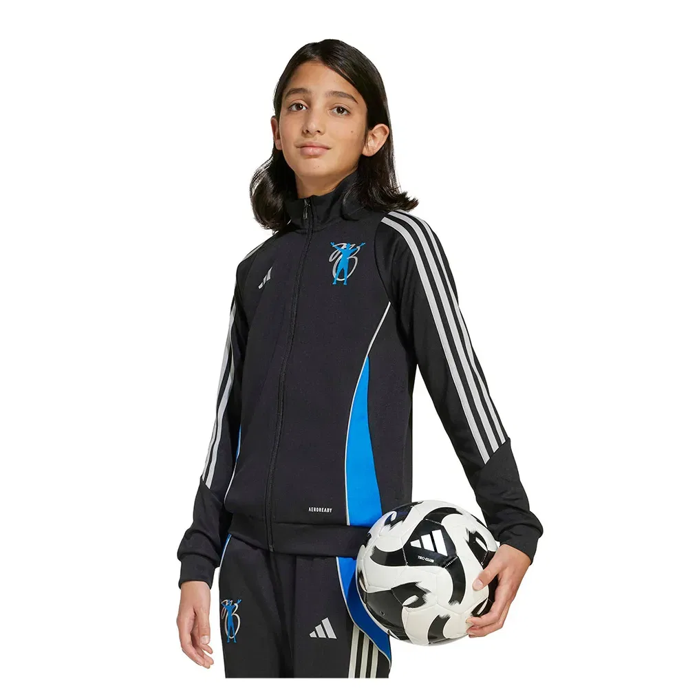Мужская тренировочная куртка с молнией Jude Bellingham Adidas, Black