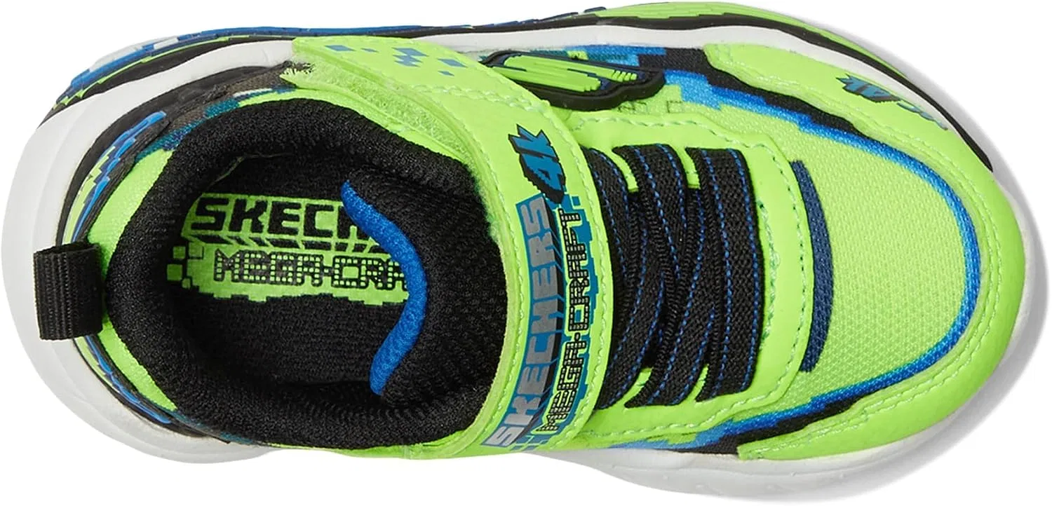 Детские кроссовки для мальчиков Mega Scene Skechers, Lime/Black — фото 2