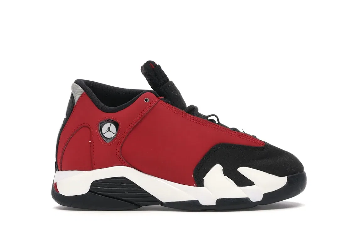 Детские кроссовки Lifestyle с ярким дизайном Jordan 14 Retro Jordan, Черный/Gym Red-White-Off White