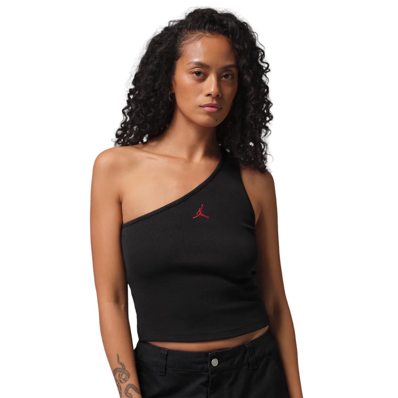 Женский топ-майка Flight Tank Jordan, цвет Varsity Red/Black