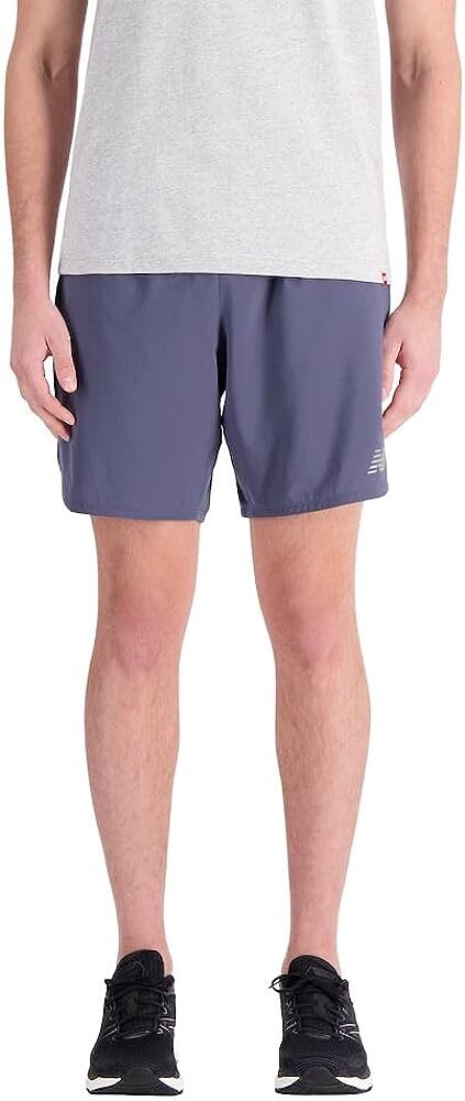 

Шорты New Balance Men's Impact Run 7 Inch, фиолетовый