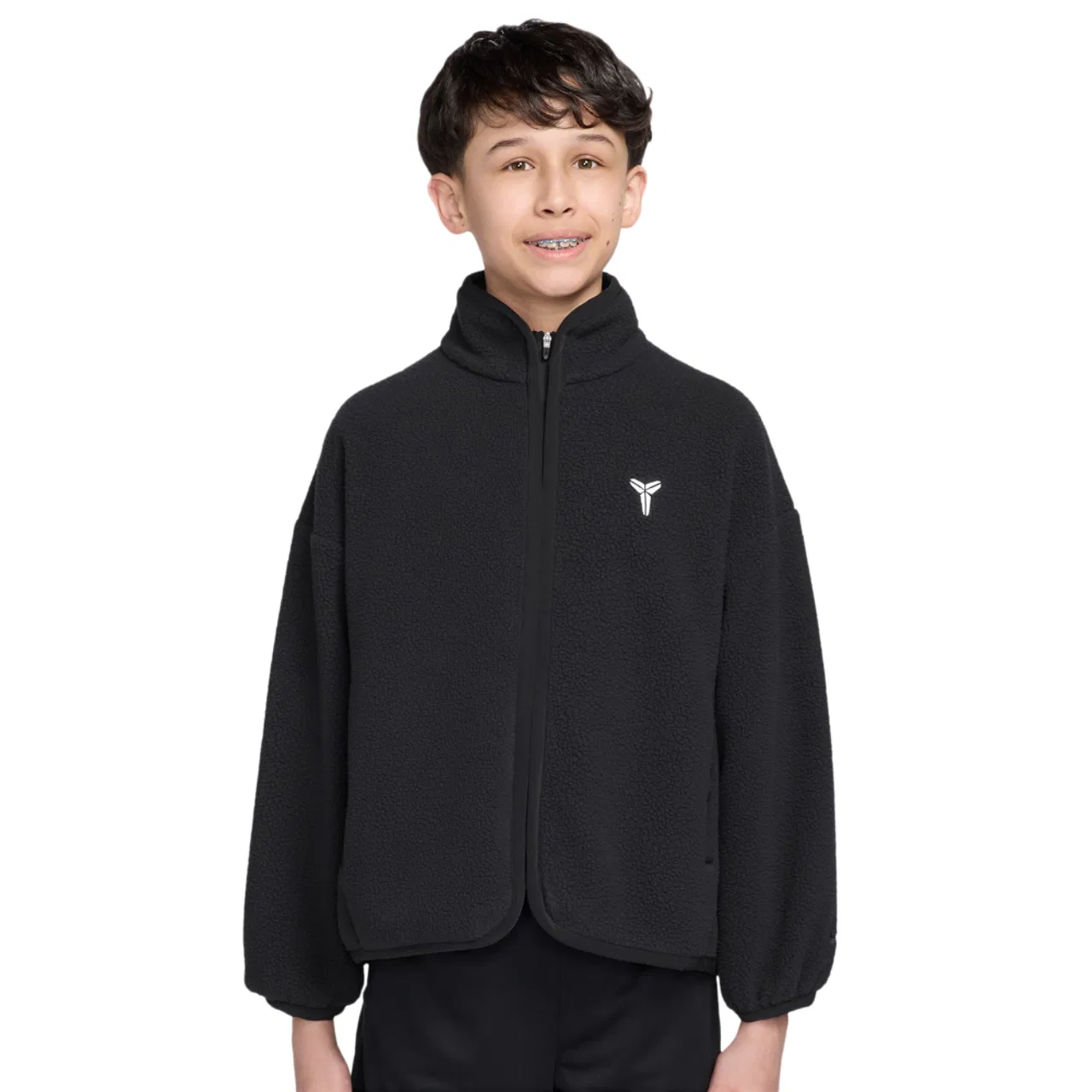 Толстовка для мальчиков Kobe Winterized Nike, цвет Black/Anthracite/White