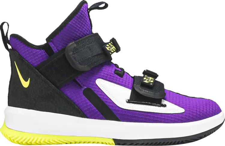 Кроссовки Nike LeBron Soldier 13 SFG EP 'Lakers', фиолетовый — фото 2
