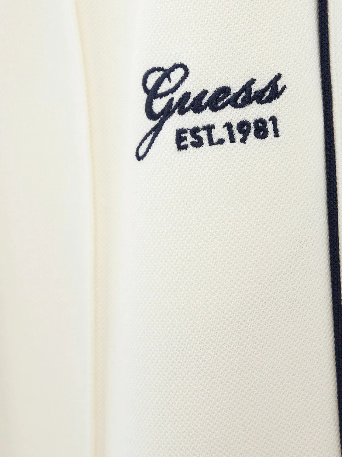 Спортивные штаны стандартного кроя для девочки Guess, кремовый — фото 3