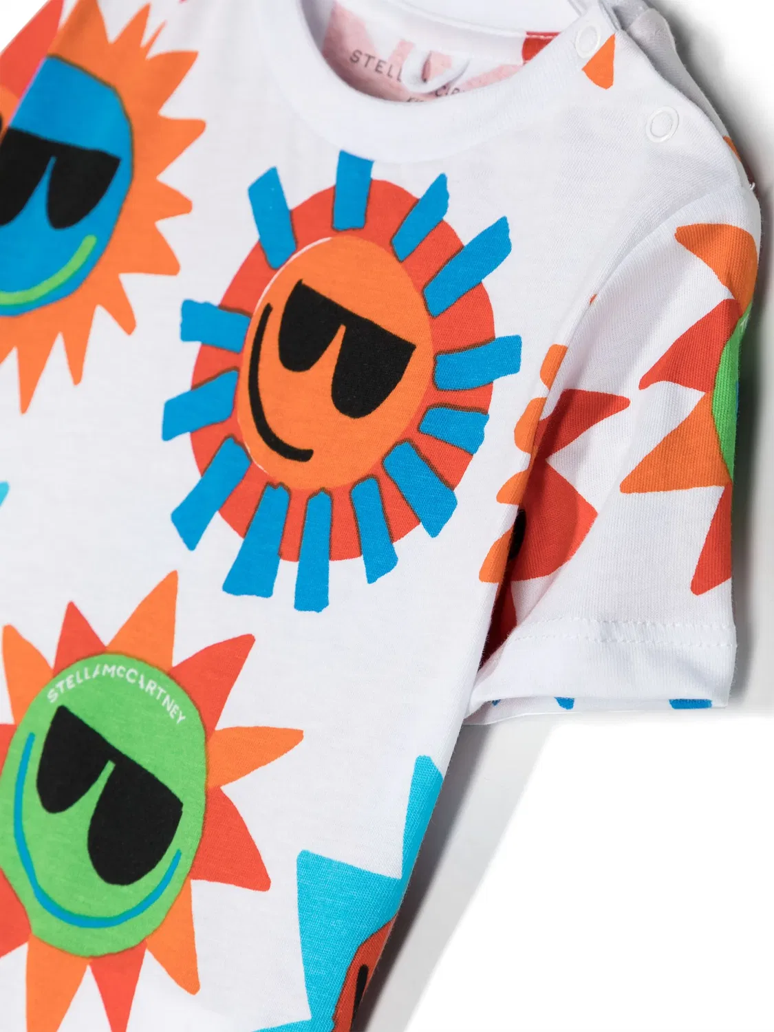 Футболка Sunshine из хлопка Stella McCartney, белый — фото 2