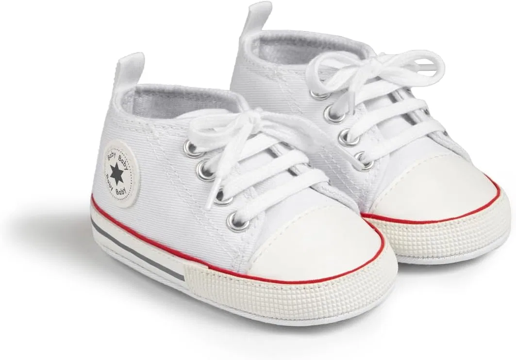 Детские кеды на шнуровке с мягкой подошвой KIDSUN, White — фото 4