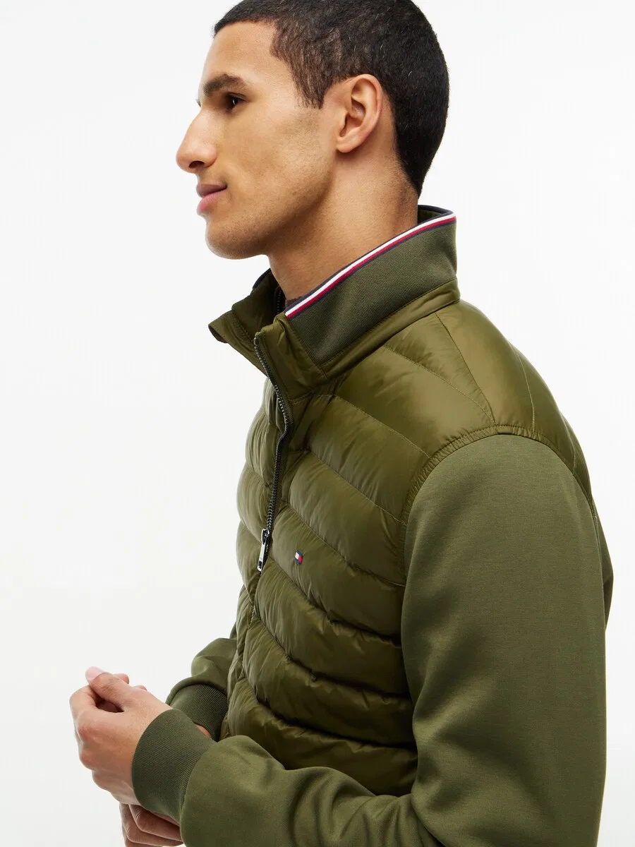 Куртка TOMMY HILFIGER Between-Season Jacket 'Ess' оливкового цвета — фото 4