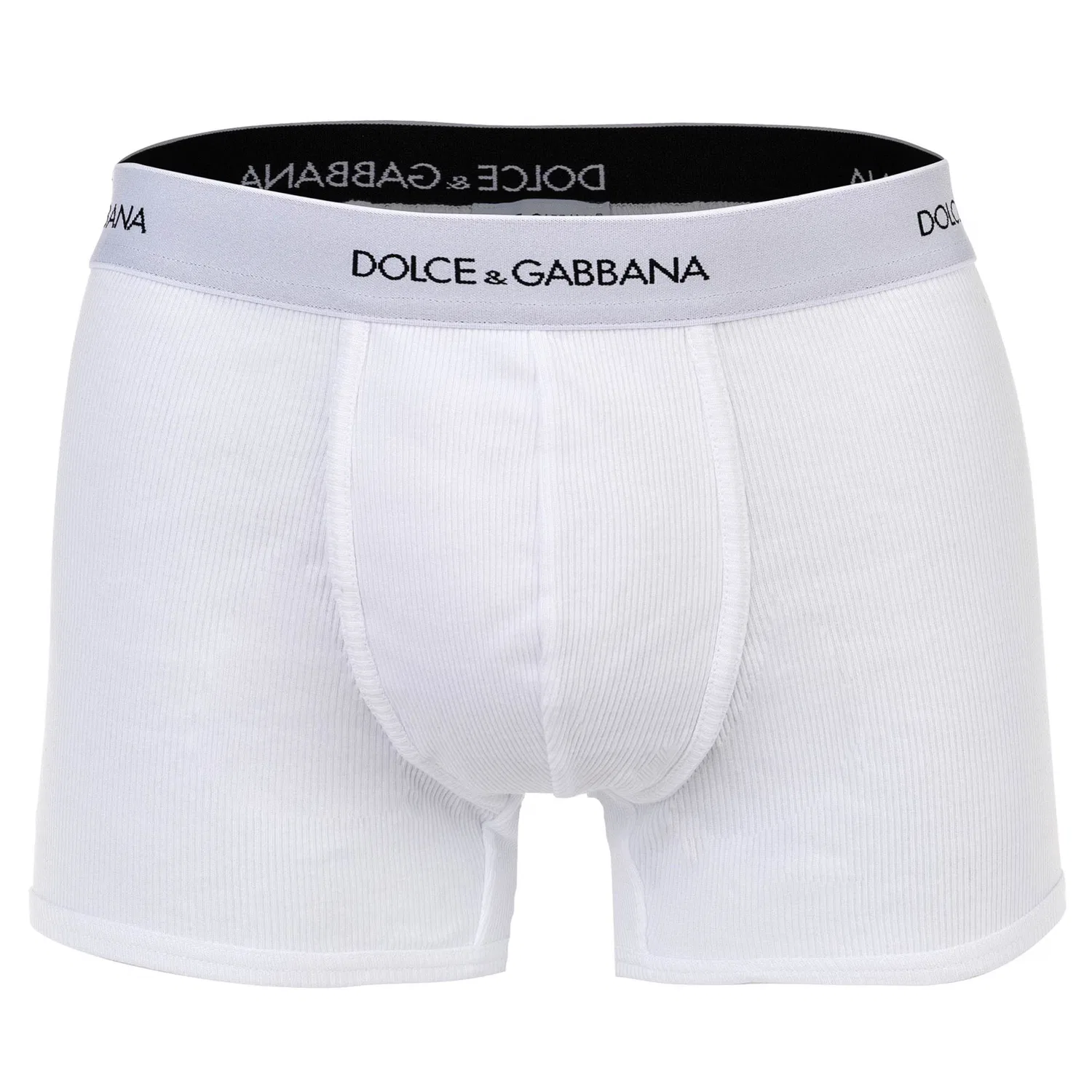 Боксерские шорты Dolce & Gabbana из белого денима