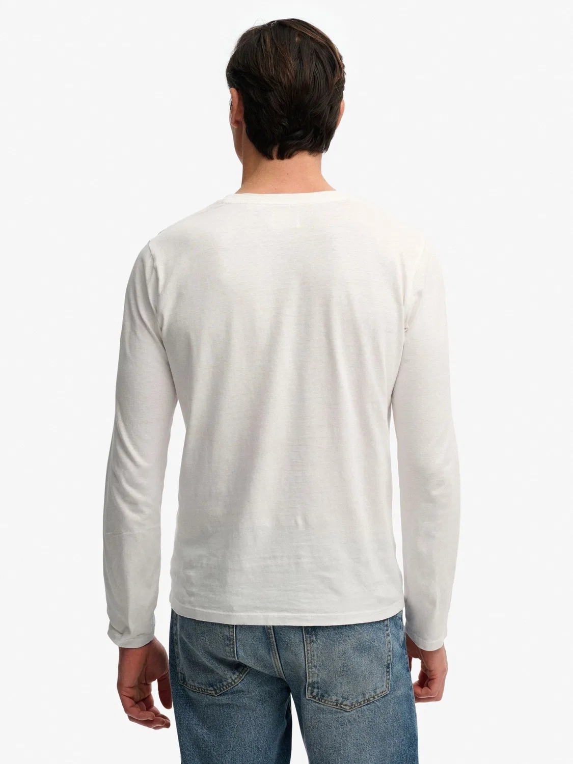 Футболка с длинным рукавом Classic Superdry, белый — фото 4