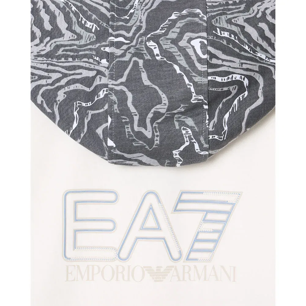 Свитшот EA7 EMPORIO ARMANI, белый — фото 3