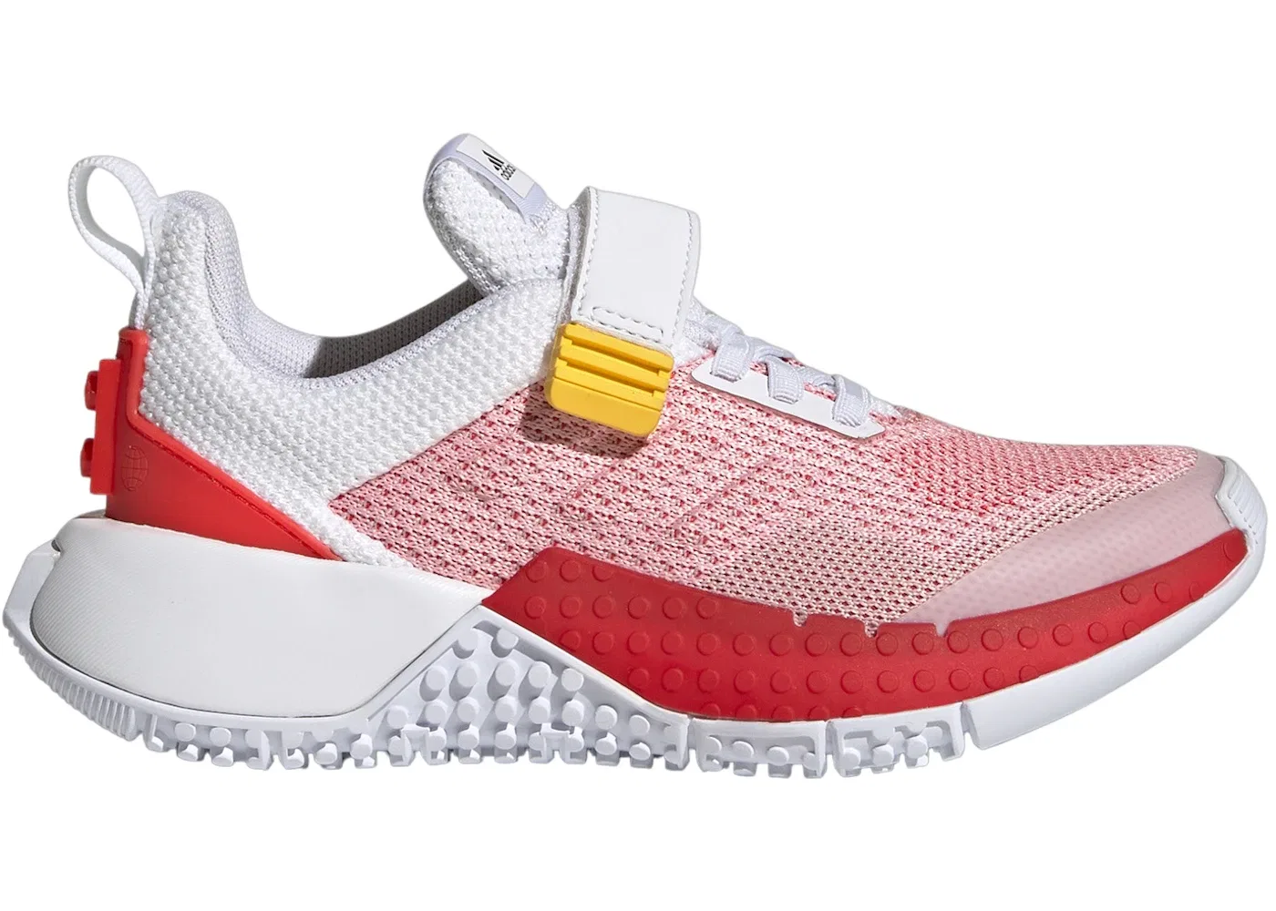 Детские кроссовки без шнурков Adidas Pro Adidas, Cloud White Cloud White Red
