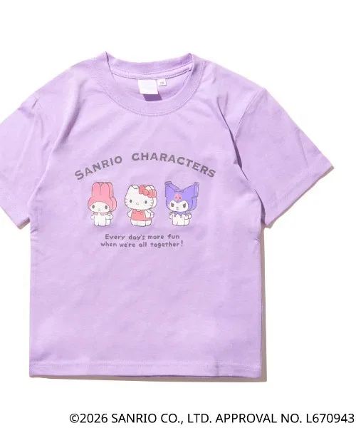 Детская футболка с принтом Sanrio Characters ALPEN / SPORTS DEPO SELECT, Lavender