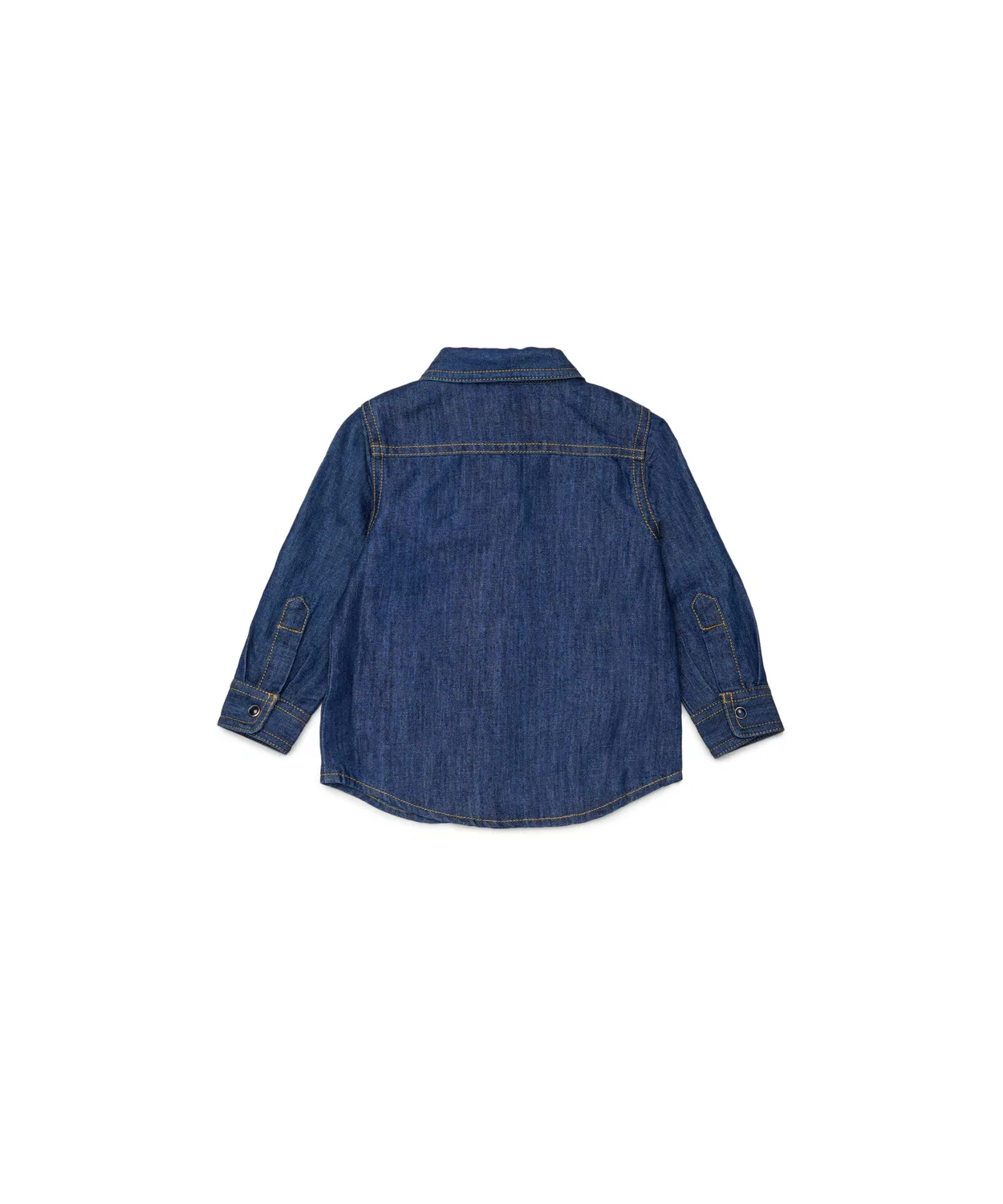Детская джинсовая рубашка с длинным рукавомCARTOB DIESEL, Indigo Blue — фото 3