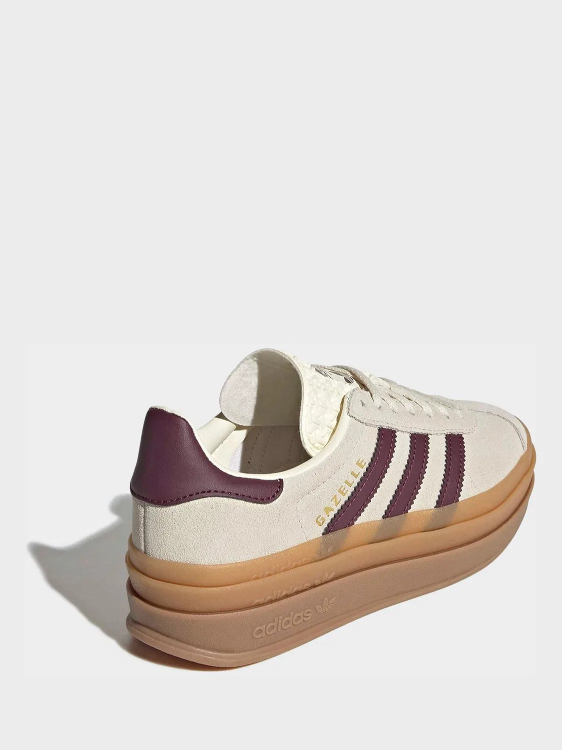 Кроссовки на платформе Gazelle Bold, adidas Originals, коричневый — фото 4