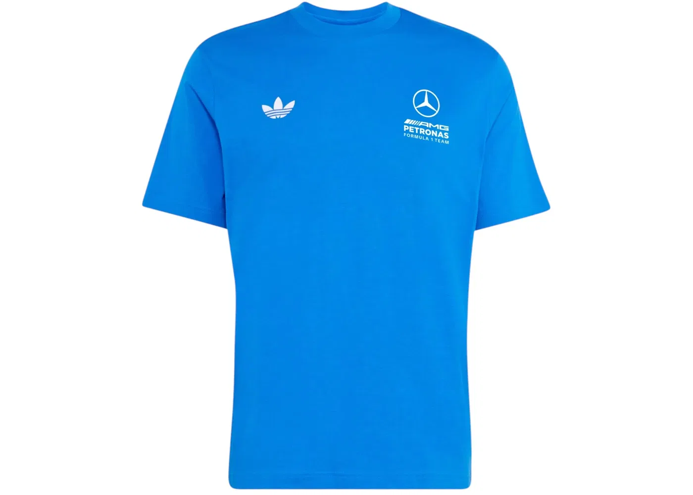 Мужская футболка с длинным рукавом Adidas x Mercedes AMG Petronas Formula 1 Team Blue Wonder Tee, Blue (Asia Sizing)