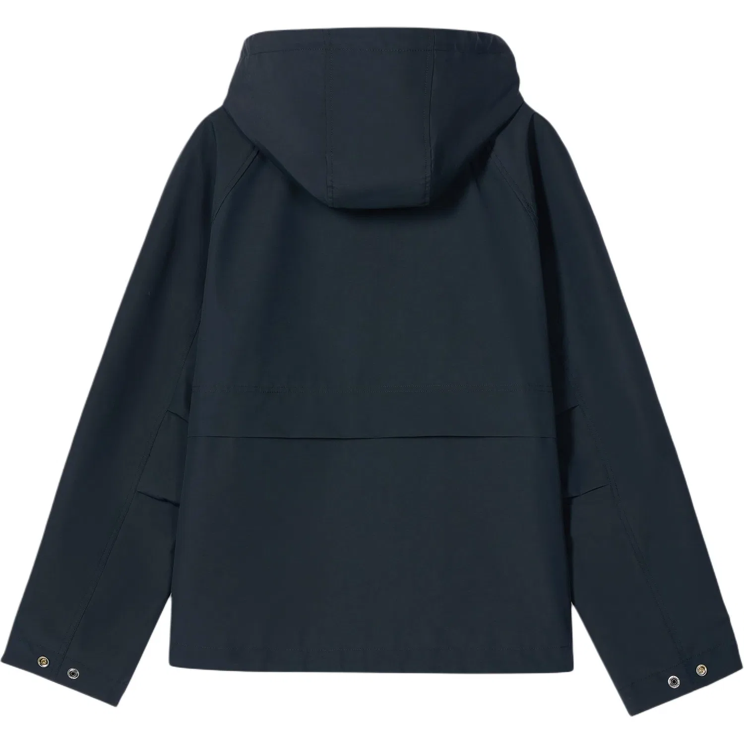 Мужская куртка с капюшоном съемная тонкая прямого кроя Black Levis — фото 3