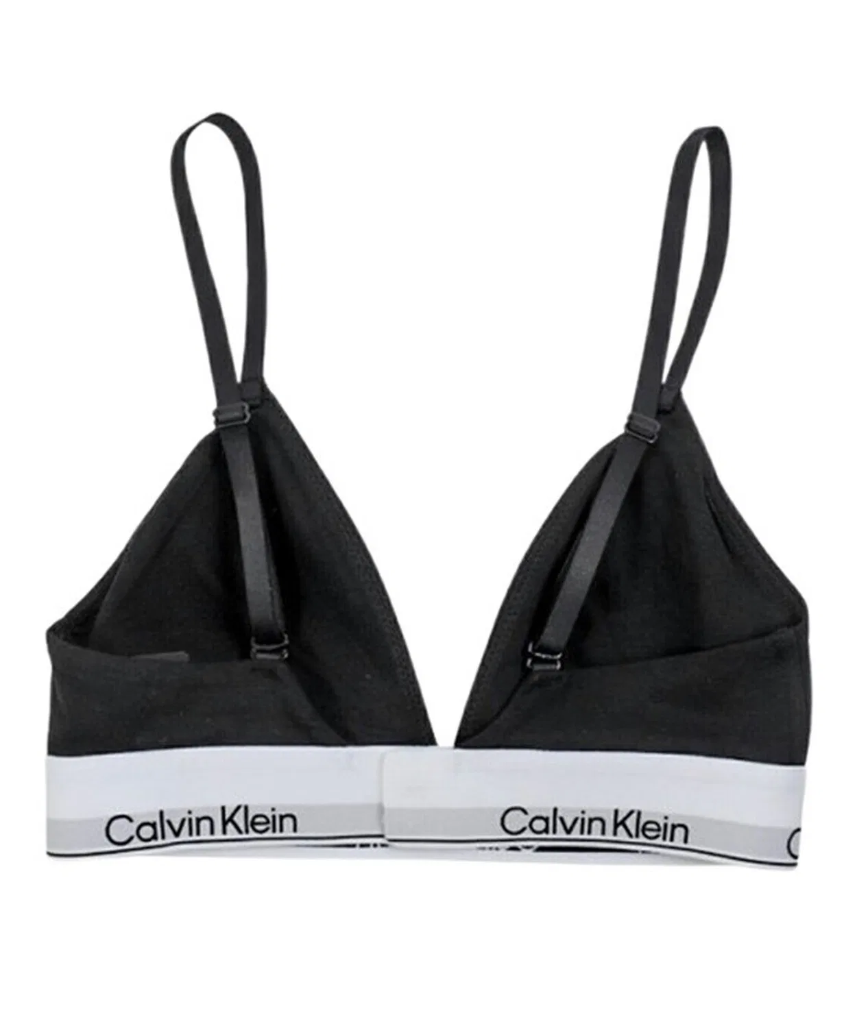 Женский бюстгальтер-бралетт без косточек с широкой лентой Calvin Klein, Heather Grey — фото 3