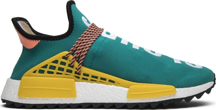 

Кроссовки Adidas Pharrell x NMD Human Race Trail 'Sun Glow', зеленый