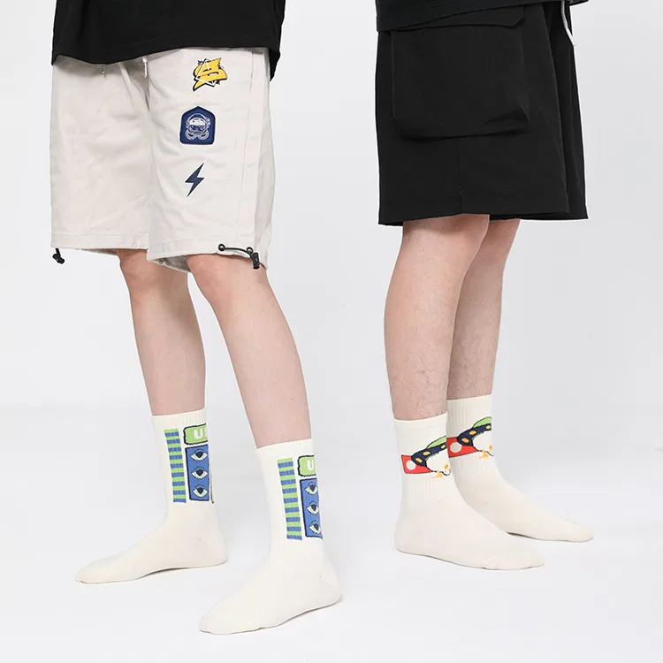 Детские носки с цепочкой, комплект из 5 пар, Primeet, Chain Trendy Socks — фото 4