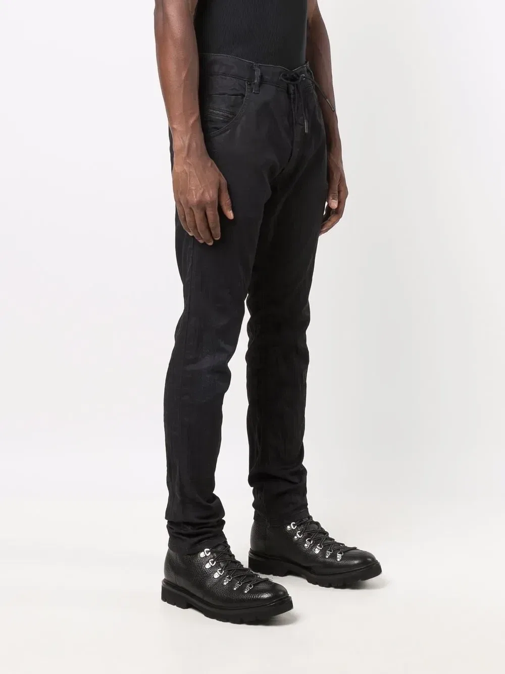 Зауженные джинсы Krooley JoggJeans Diesel, черный — фото 3