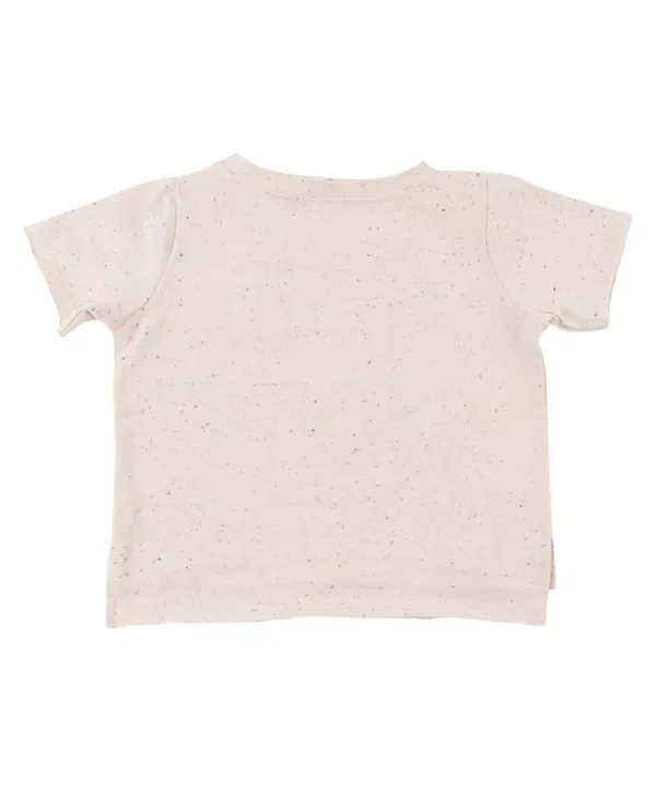 Детский топ для девочек с фактурной тканью Oh Baby!, Pale Pink — фото 2
