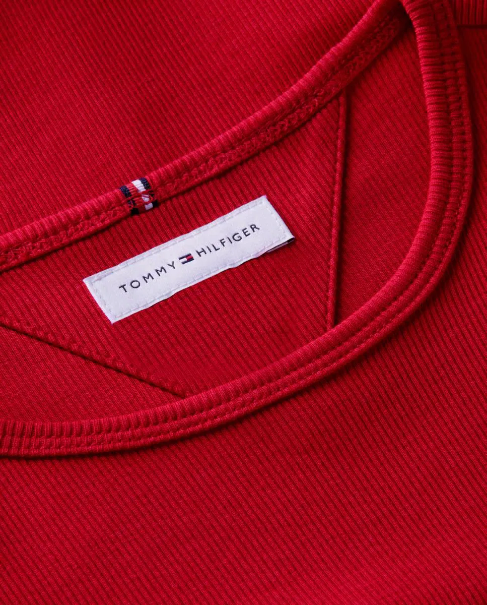 Детская футболка, Canalé Ondulado, Tommy Hilfiger, красный — фото 3