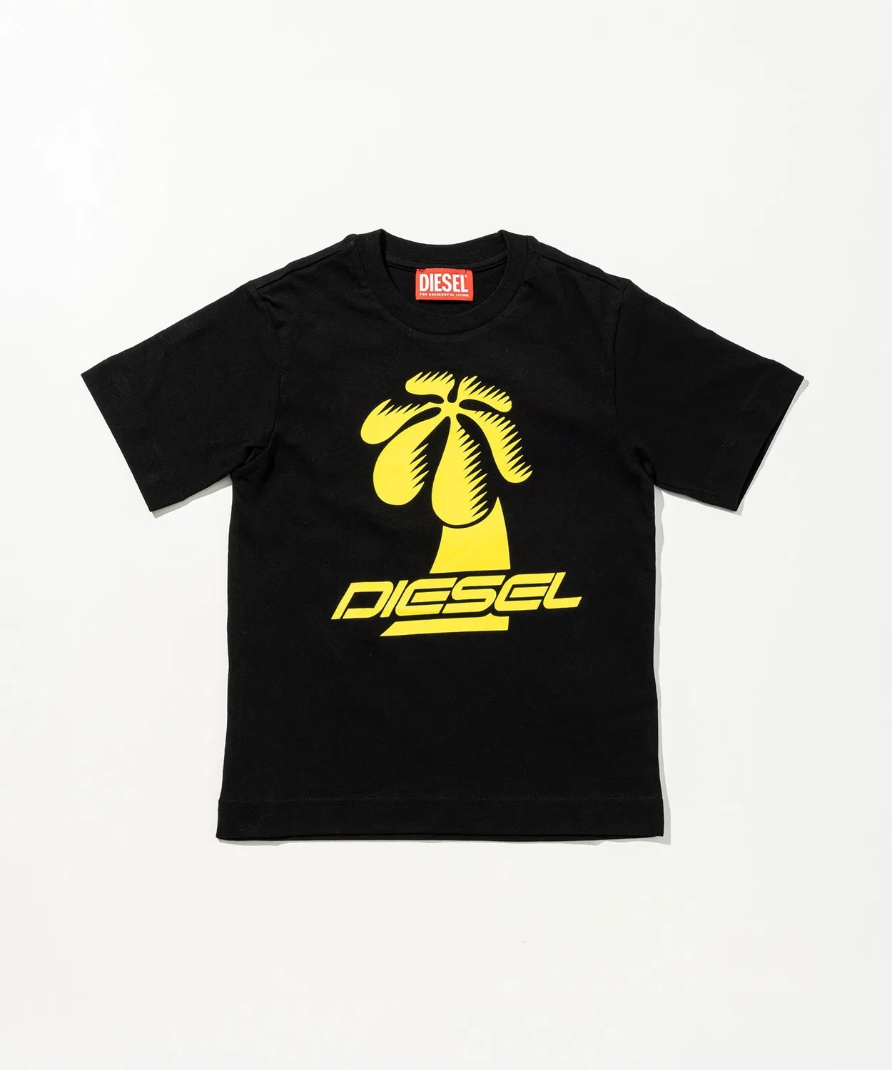 Детская футболка с брендовым логотипом DIESEL KIDS, Черный