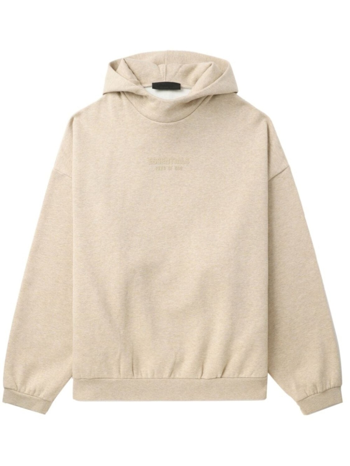 

FEAR OF GOD ESSENTIALS худи с тисненым логотипом, серый