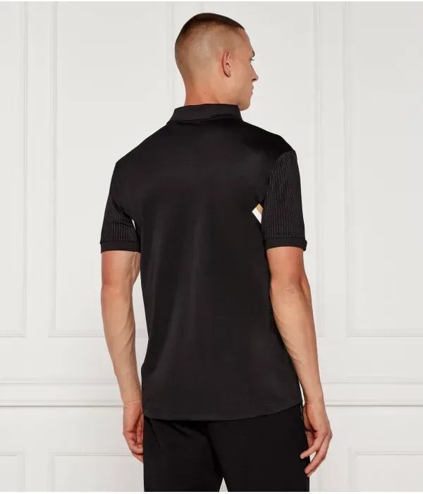 Поло Paule TOC slim fit Boss Green, черный — фото 3