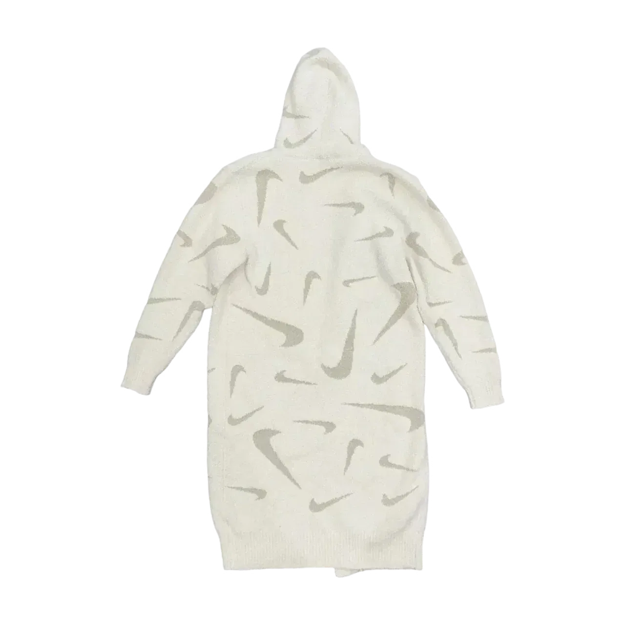 Кардиган Nike Sportswear Phoenix Cozy Boucle Long Knit Cardigan 'White' FD4282-105, белый — фото 2