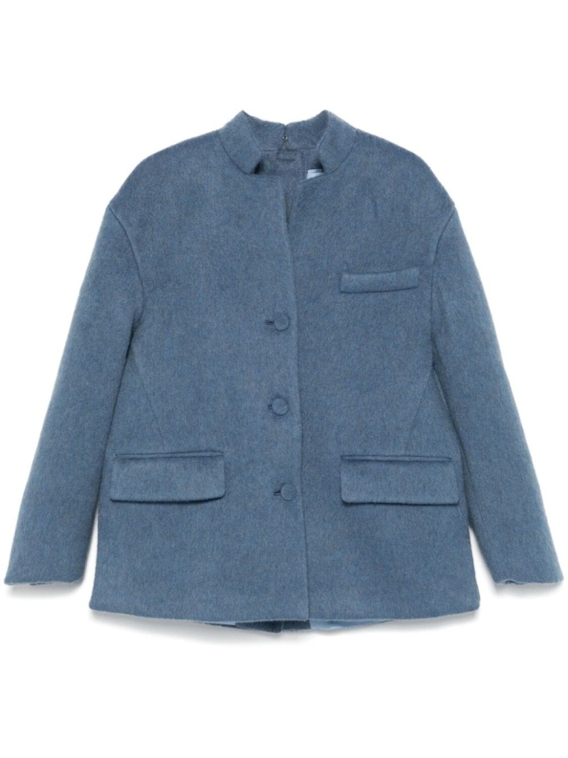 

Фактурное пальто Gucci, синий