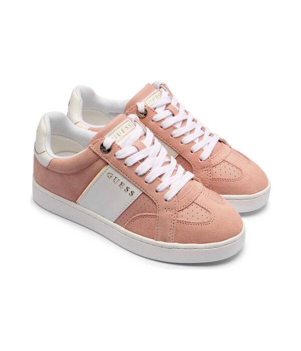 Кожаные кроссовки женские Solite Guess, розовый — фото 3
