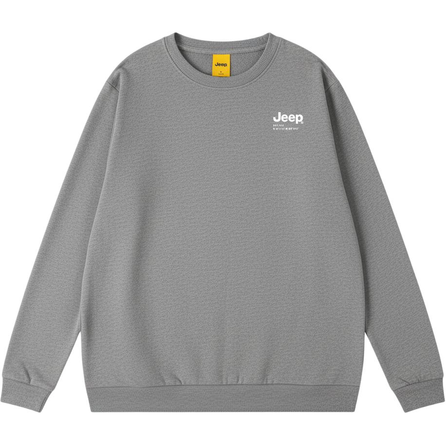 

Свитшот Unisex Crew Neck Moderate Heavyweight Jeep, темно-серый