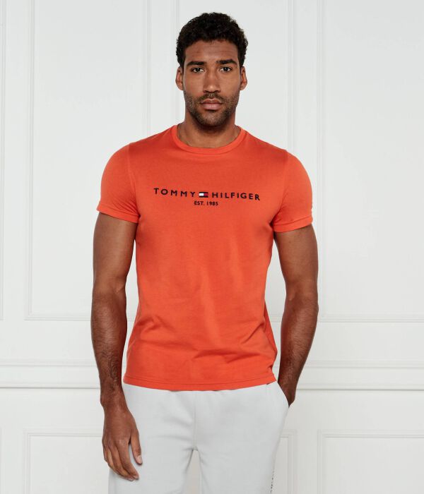 

Футболки Slim fit Tommy Hilfiger, оранжевый