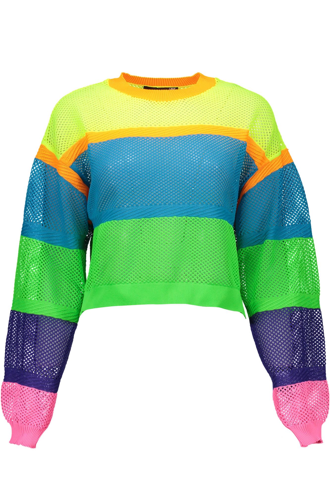 

Многоцветный женский свитер из полиэстера LOVE MOSCHINO