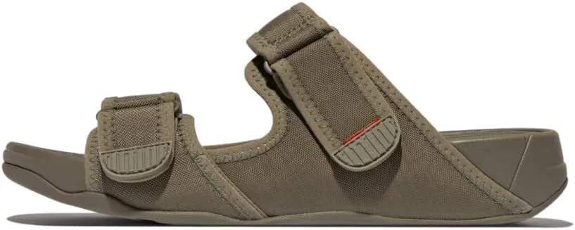 Мужские регулируемые водонепроницаемые шлепанцы Fitflop Herren Gogh Moc, Green — фото 3