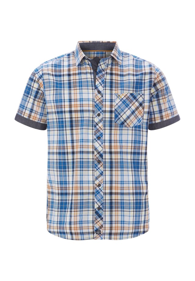 

Рубашка с короткими рукавами виктор Jan Vanderstorm, синий