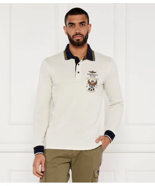 

Футболка поло Regular fit Aeronautica Militare, бежевый